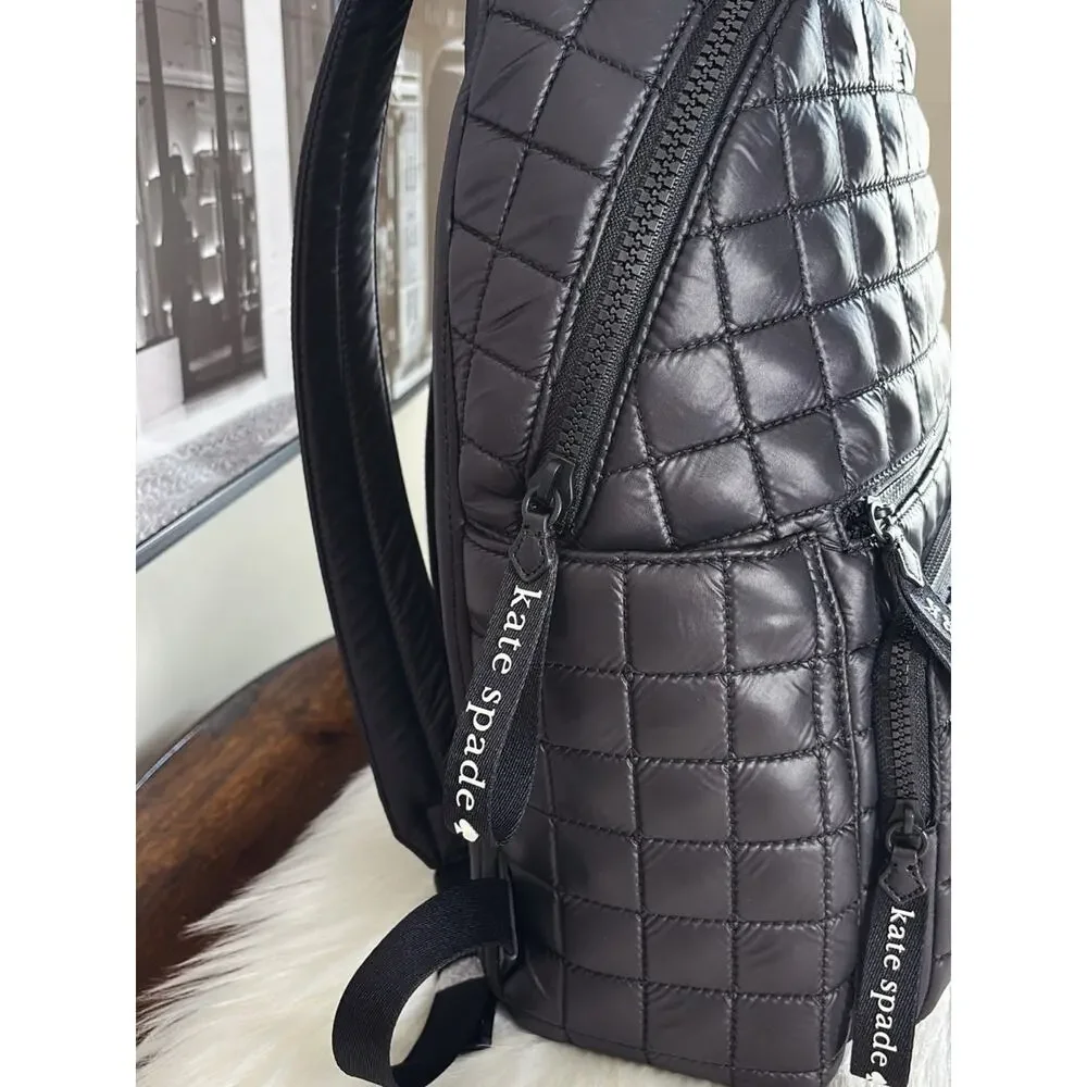 kate spade Quilted Black Backpack - Picture 3 of 8